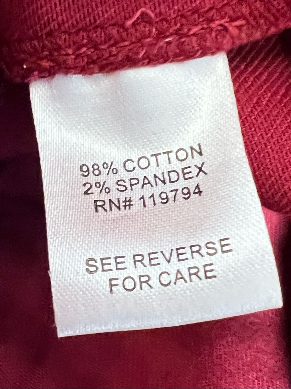 ONE WORLD Raspberry Zip-Front Jean Jacket - Picture 9 of 11